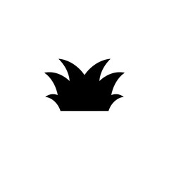 Grass icon with simple and modern design 