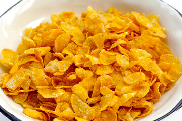 Cornflake cereal for morning breakfast