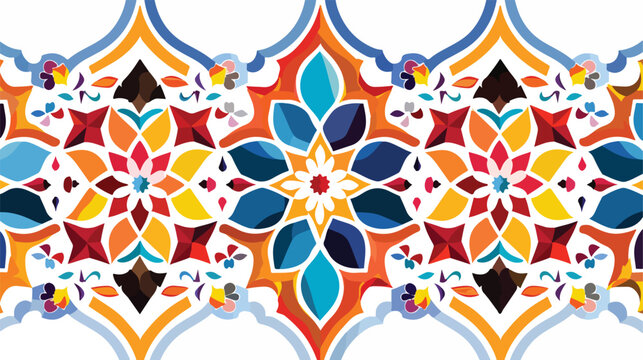 Arabic Floral Ornament Traditional Islamic Design