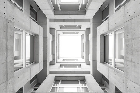 Abstract Architecture Background, Generative AI