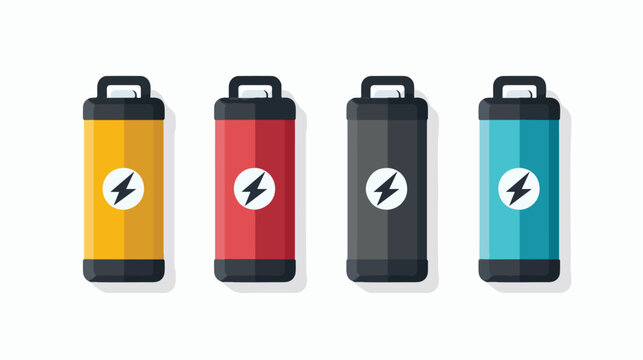 Battery symbol isolated icon vector
