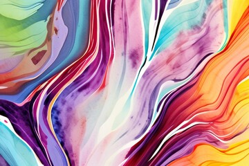 Closeup of abstract watercolor paint background texture with liquid fluid marbled paper texture banner texture. Generative AI (생성형 AI)	