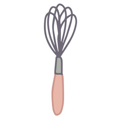 Whisk Baking tools and utensils Vector Graphic Elements, Cooking and culinary kitchen tools clipart set