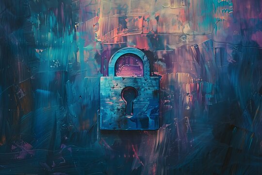 Technology, Cyber Security, Padlock, symbolism, online security, digital background