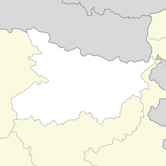 Location map of Bihar is a state of India