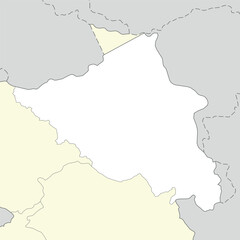 Obraz premium Location map of Ladakh is a state of India