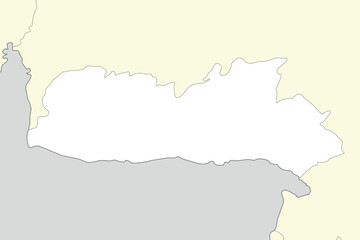 Fototapeta premium Location map of Meghalaya is a state of India