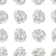 Seamless pattern with easter eggs, hand drawn illustration in watercolor style