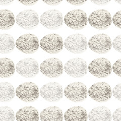 Seamless pattern with easter eggs, hand drawn illustration in watercolor style