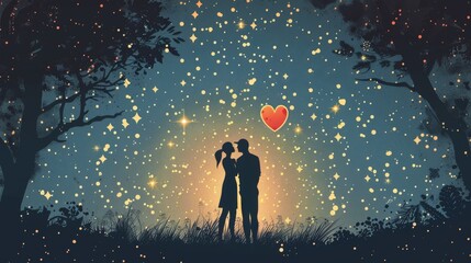 Obraz premium To the stars and back. A romantic quote for greetings cards, holiday invitations, etc.