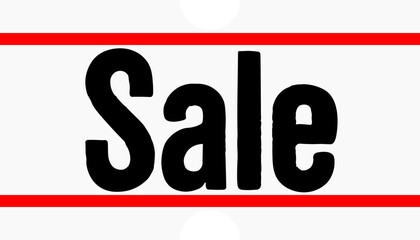 Sticker price with Sale wording illustration