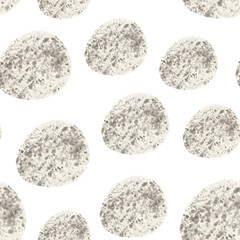 Seamless pattern with easter eggs, hand drawn illustration in watercolor style