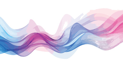 Blurred Decorative Design In Abstract Style With Wave