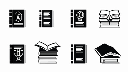 Book icon isolated sign symbol vector