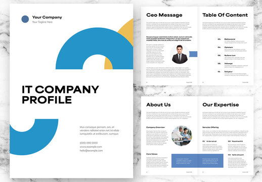 Black and Blue IT Company Profile