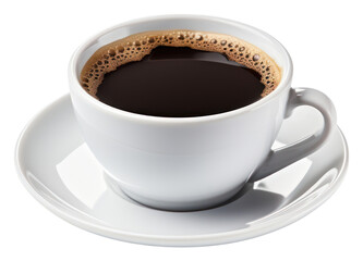 Obraz premium PNG Americano coffee saucer drink