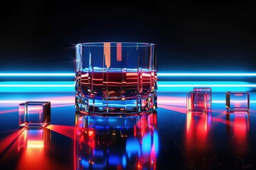 A decline in mental health associated with chronic drinking provides a closeup on the psychological toll of addiction - obrazy, fototapety, plakaty