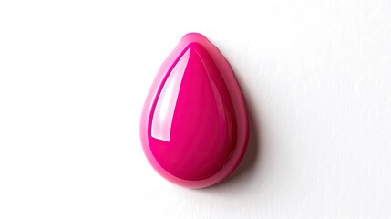 Makeup sponge on white background