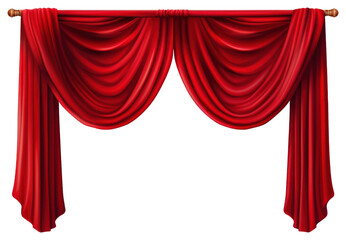 PNG Red curtain white background electronics decoration