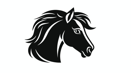 Obraz na płótnie Canvas Pony icon or logo isolated sign symbol vector illustration