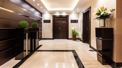 Funeral home interior