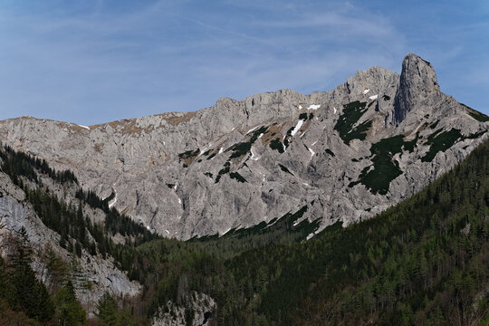 landscape in the austrian mountains