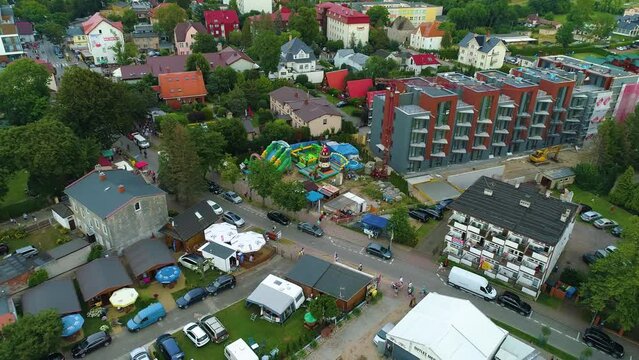 Playground Ustronie Morskie Plac Zabaw Aerial View Poland
