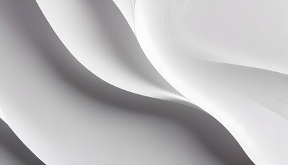 White color wave plaster material on wall art design, AI generated
