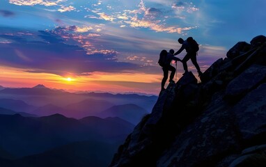 Sunset Mountain Climbing Assistance