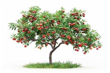 red apple tree