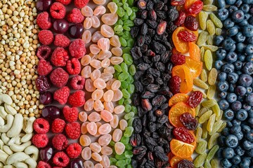 close up of colorful beads on the market