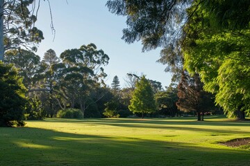 trees in the garden