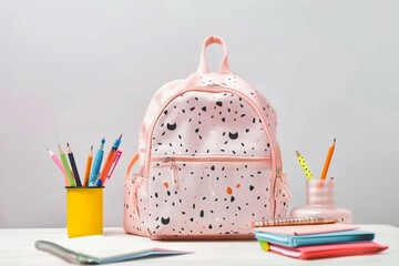 back to school concept and stationary 