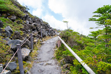 Fototapeta na wymiar 日本の長野県の観光地「八ヶ岳」の写真。