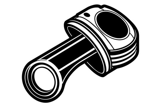 recommend clip art: piston silhouette illustration