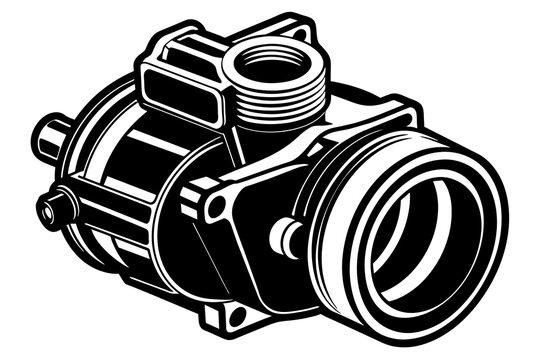 recommend clip art: throttle body vector illustration silhouette