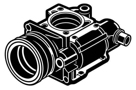 recommend clip art: throttle body vector illustration silhouette