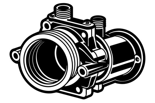 recommend clip art: throttle body vector illustration silhouette