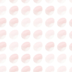 Seamless pattern with easter eggs, hand drawn illustration in watercolor style