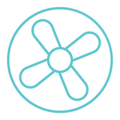 fan icon design