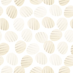 Seamless pattern with easter eggs, hand drawn illustration in watercolor style