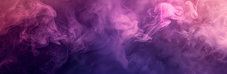 Obraz premium An abstract background features dark purple and pink colors with a captivating watercolor texture and smoke pattern. Serving as a versatile backdrop for design purposes, this gradient canvas blends 