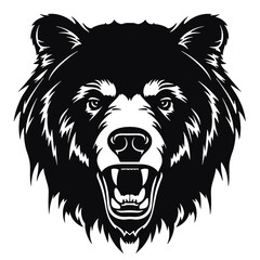 Bear Mascot - Vector Illusrations for T-shirts and Logos