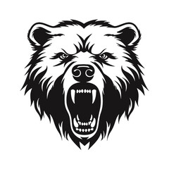 Bear Mascot - Vector Illusrations for T-shirts and Logos