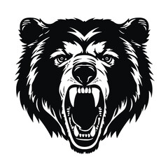 Bear Mascot - Vector Illusrations for T-shirts and Logos