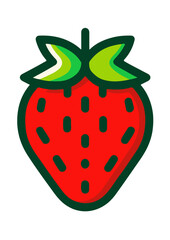 딸기 일러스트