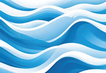 Fototapeta premium a blue wave with white waves in the background