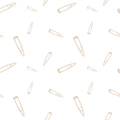 Line art bullets repeated pattern. Seamless background design.