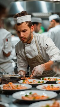 Culinary school scholarship funded by food industry investors Supporting aspiring chefs and culinary entrepreneurs ,ultra HD,digital photography