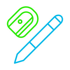 pencil sharperner Icon Design